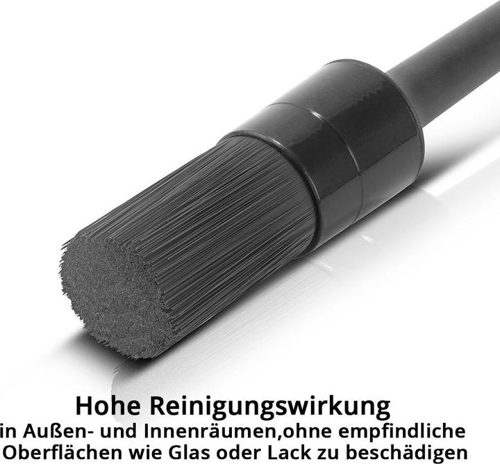 Image du produit Stahlwerk Brosses de nettoyage de voiture set de 5 brosses d'entretien de voiture Brosses d'entretien de