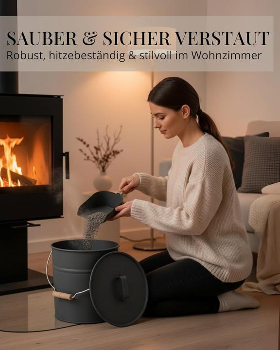 Image du produit Livlig Ascheeimer mit Deckel