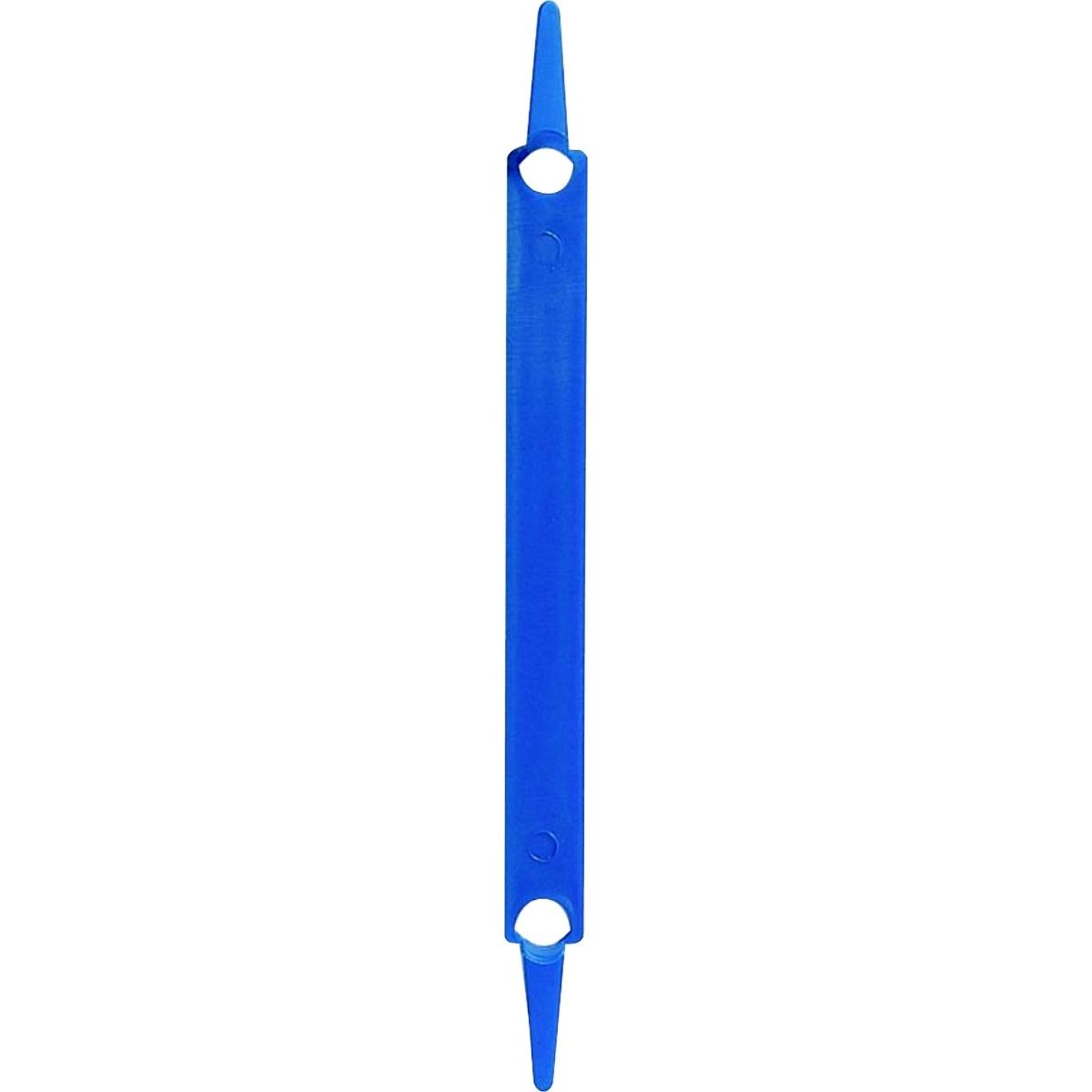 Laurel, Ordner Zubehör, Heftstreifen 80mm Kunststoff VE=100 Stück blau
