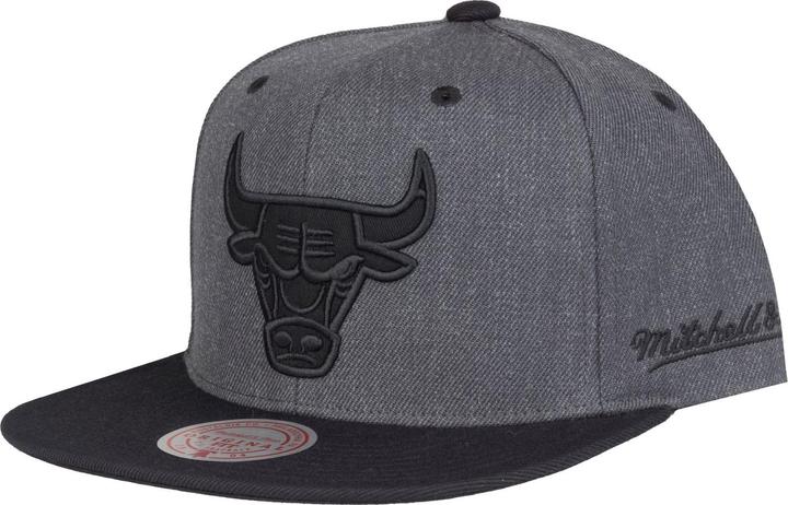 Actual product image Mitchell & Ness Snapback Cap - DARK Chicago Bulls charcoal