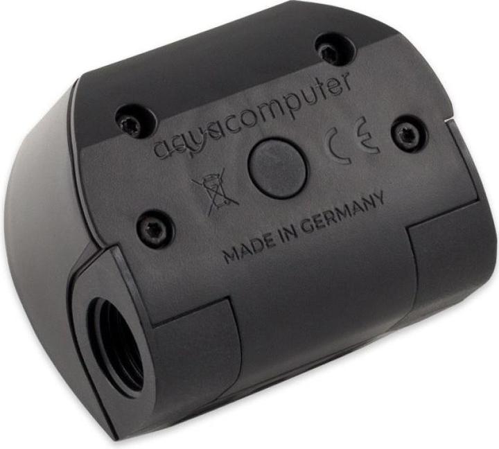 Actual product image Aqua Computer Flow sensor high flow NEXT, OLED, 2x G1/4, RGBpx