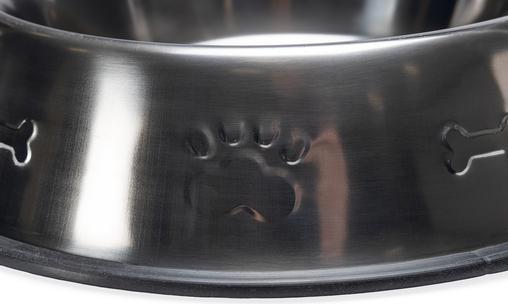 Productafbeelding Beeztees Bz Roestvrijstalen Kom Antisl Paws