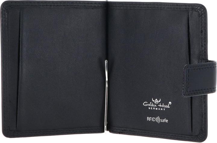 Produktbild Golden Head Polo Geldbörse RFID Schutz Leder 10 cm Geldscheinklammer