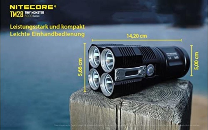 Produktbild Nitecore TM28 - 6000 Lumen (14.20 cm, 6000 lm)