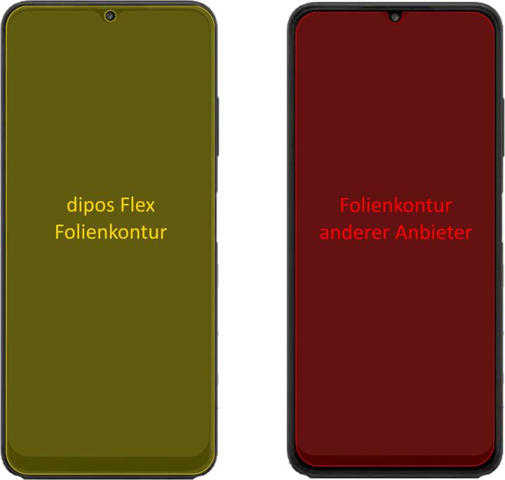 Immagine prodotto Dipos Pellicola Protettiva Full-Cover 3D (3 pz., Samsung Galaxy Wide 5)