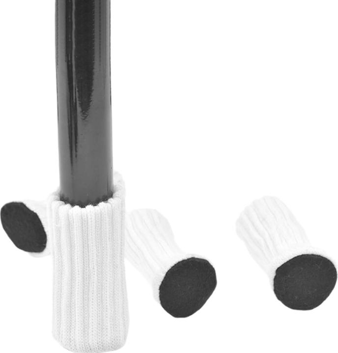 Image du produit ASMI Chaussettes pour chaises, pieds de chaises, 4 pièces, blanc (Chaussettes de chaises, 4 pièce(s))