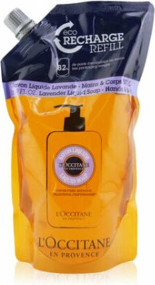 Produktbild L'Occitane Öko-Nachfüllpackung Shea Flüssigseife Lavendel (500 ml)