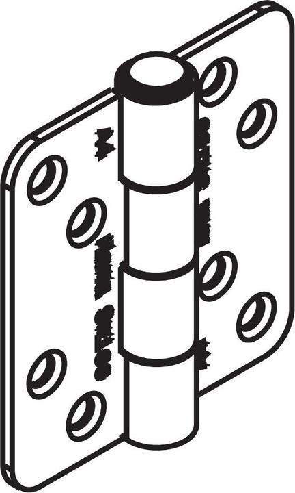 Actual product image HAWA 23688 Hinge stainless steel