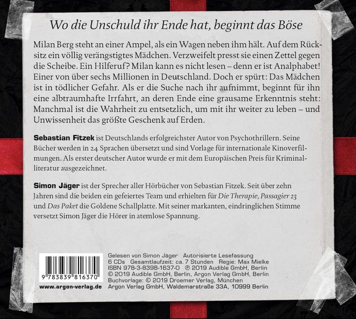 Actual product image The gift (Sebastian Fitzek, Simon Hunter, German)