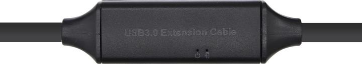 Actual product image Aisens A105-0408 USB Cable 10 m USB 3.2 Gen 1 (3.1 Gen 1) USB A Black (10 m, USB 3.2 Gen 1)