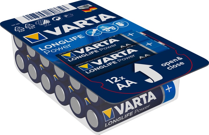 Immagine prodotto Varta Longlife Power (12 pz., AA, 2970 mAh)