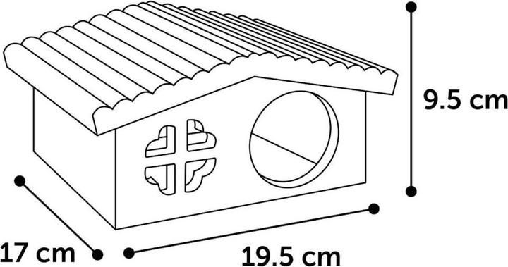 Produktbild Flamingo House for hamsters and mice, Stally S - (540058516267)