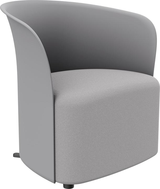 Produktbild Paperflow Sessel CROWN 73x69x63,5 cm (BxHxT) grau