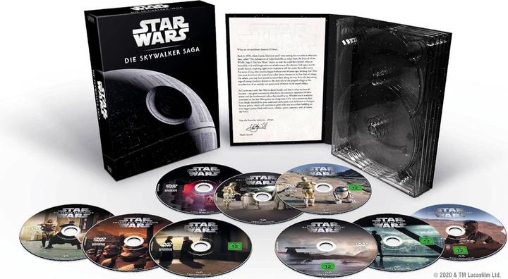 Image du produit Disney Interactive Studios Star Wars 1-9 - La saga Skywalker (DVD, 2024, Allemand, Anglais)