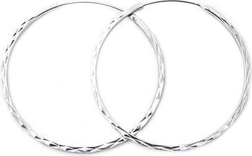 Immagine prodotto Beneto Orecchini tondi in argento AGUC2439 / SCS - Diametro: 5 cm (L)