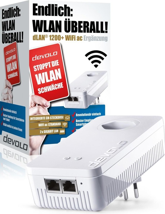 Produktbild Devolo dLAN 1200+ WiFi ac Erweiterung (1200 Mbit/s)