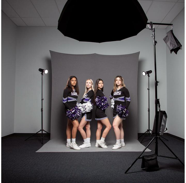 Actual product image Westcott X-Drop Pro - Neutral Gray (8' x 13') Neutral Gray Backdrop Sweep, 2.4x4m (243.80 cm)