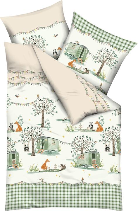 Produktbild Kaeppel Biber Bettwäsche Picknick mint