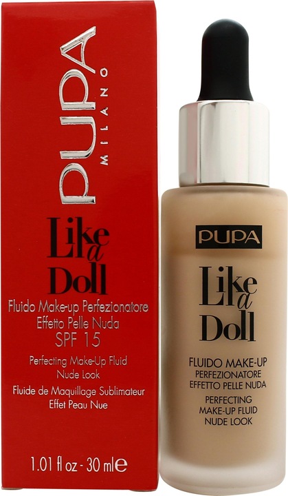 Pupa Milano Like a Doll Fluid Natural Beige (030 Natural Beige)