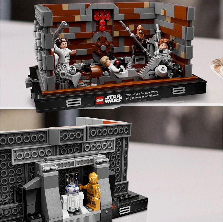 Actual product image LEGO Death Star trash compactor - diorama (75339, LEGO Star Wars)