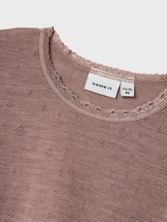 Produktbild Name it Nmfwang Wool Needle Ls Top Solid Noos (98)