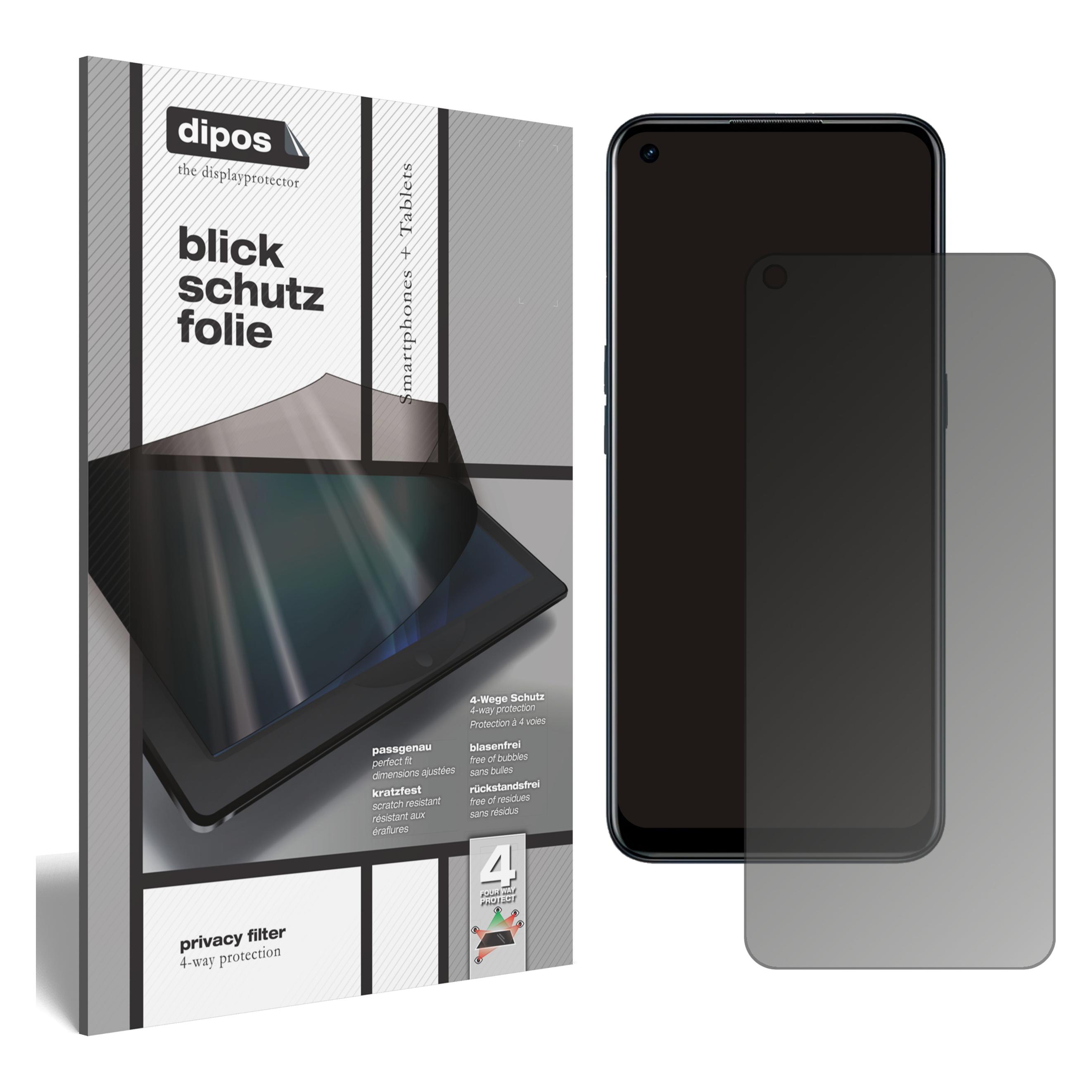 dipos I Protezione Vista Compatibile con Oppo A11 Posteriore