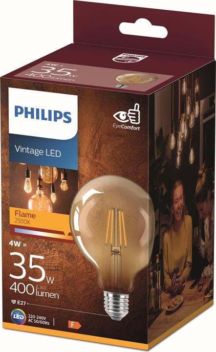 Actual product image Philips Lamp (E27, 5 W, 250 lm, 1 x, F)