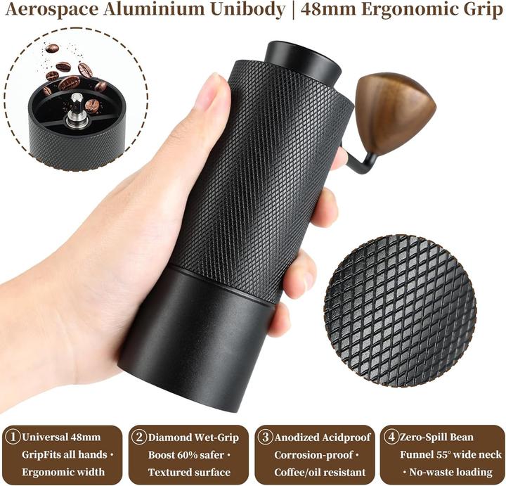 Produktbild Ishewudu Manuelle Kaffeemühle mit Edelstahl-Kegelmahlwerk