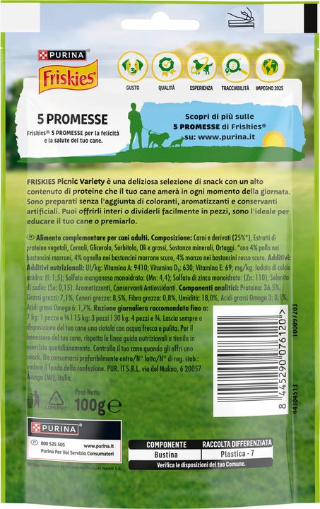 Actual product image Purina ONE Friskies Dog Picnic Variety (Adult, 1 pcs., 119 g)