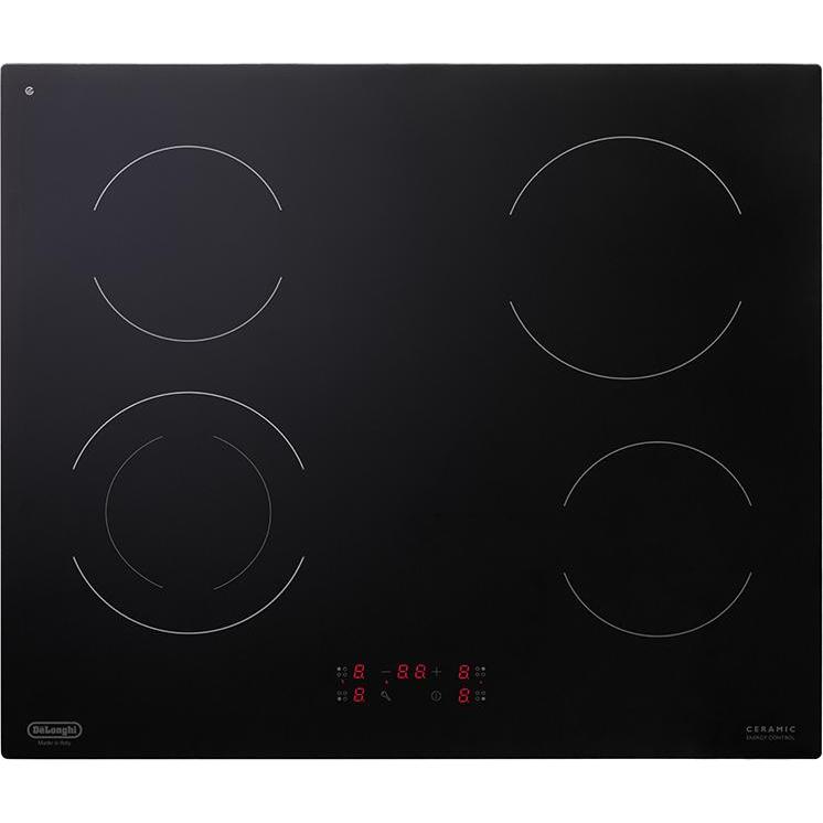 De'Longhi De?Longhi PVC 61 N piano cottura Nero Da incasso 60 cm Ceramica 4 Fornello(i), Piano di cottura, Nero