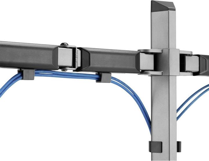 Image du produit myWall Support de table entièrement mobile pour 2 écrans plats (Tables, 32", 9 kg)