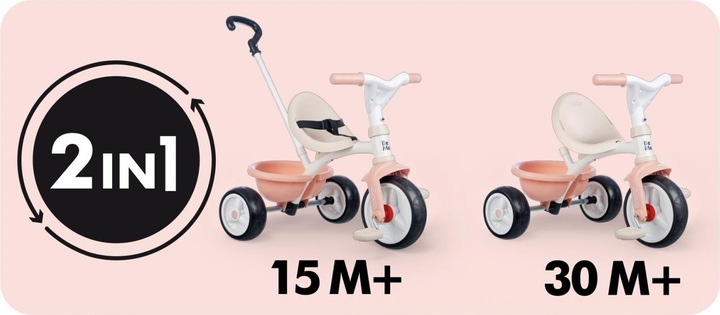 Image du produit Smoby Be Move Tricycle Rose
