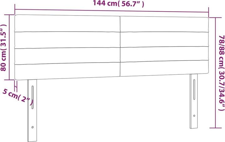 Produktbild vidaXL Kopfteil (160 x 5 x 88 cm)