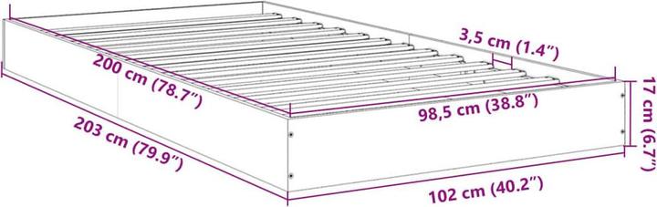 Actual product image vidaXL Kees (100 x 200 cm)