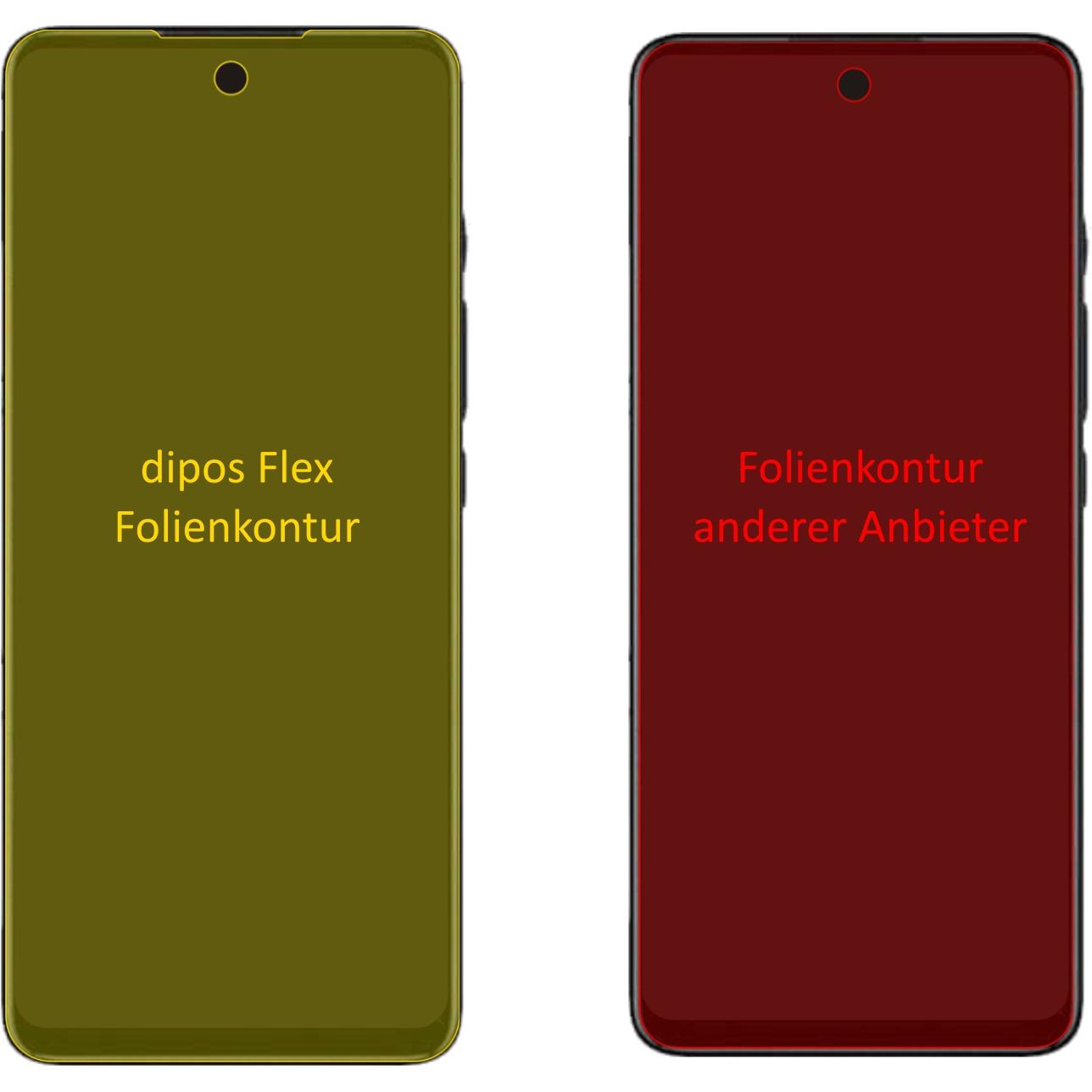 Thumbnail - Dipos Displayschutzfolie Full-Cover 3D (3 Stück, Motorola E30), Smartphone Schutzfolie, Transparent