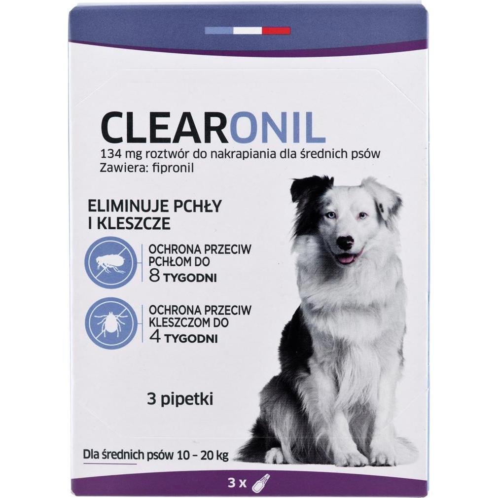 Thumbnail - Francodex CLEARONIL dla średnich psów (10-20 kg) - 134 mg x 3 (Hund), Tierpflegemittel