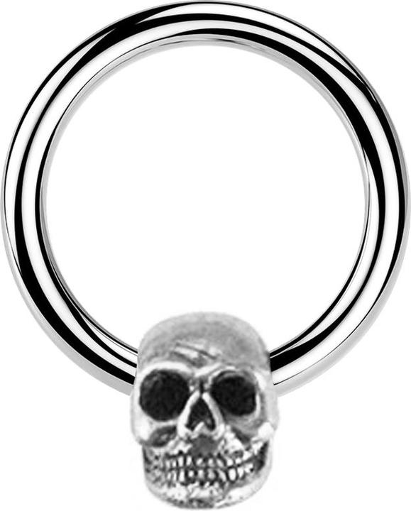 Immagine prodotto Star Piercing Chiusura Anello argento Teschio argento (Ottone, Acciaio chirurgico 316L)