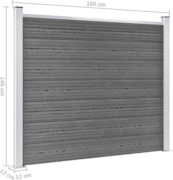 Produktbild vidaXL Zaunpaneel