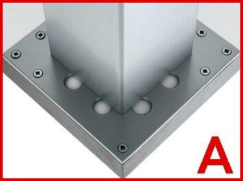 Actual product image Werkstarck Table feet 100/100 mm