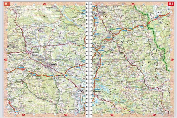 Actual product image Germany, car atlas 1:200,000, 2024/2025, freytag & berndt