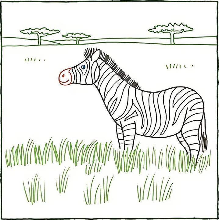 Produktbild Zauberpapier Malbuch Pferde