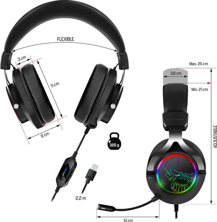 Produktbild Spirit Of Gamer Xpert-H600 (Kabelgebunden)