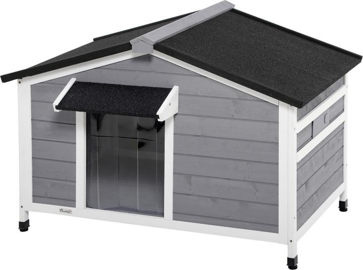 PawHut Hundehütte (Hundehütte)