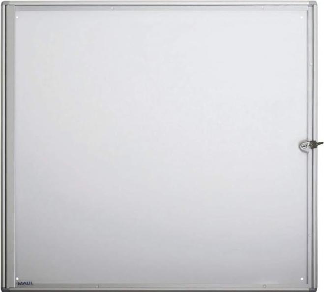 Actual product image Maul Display case, outer depth 27 mm (Whiteboard, 65.5 x 71 cm)