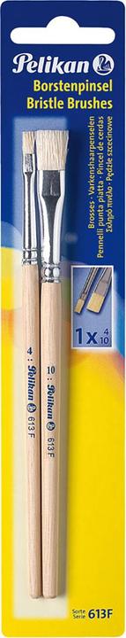 Pelikan Brushes type 613F, size 4 and 10 (4 mm)