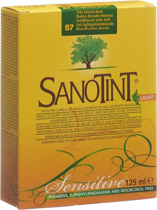 Produktbild Sanotint Sensitive Light Haarfarbe 87 goldblond sehr hell (87 goldblond extrahell)