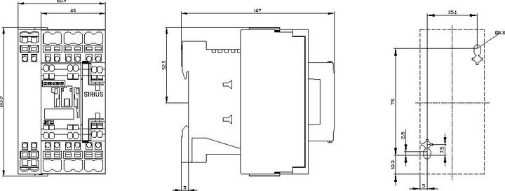 Actual product image Siemens Contactor 3RT2327-2BB40 1 pc.