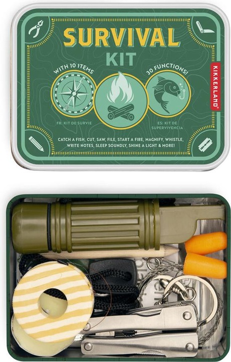 Immagine prodotto Kikkerland Kit di sopravvivenza
