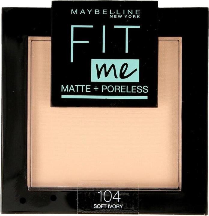 Actual product image Maybelline New York Fit Me! mat + poreless (104 Soft Ivory)