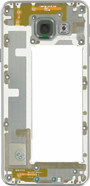 Image du produit Samsung Galaxy A3 2016 A310 boîtier central noir (Galaxy A3 (2016))